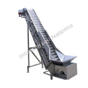ELEVADOR EM AÇO INOX COM ESTEIRA TALISCA