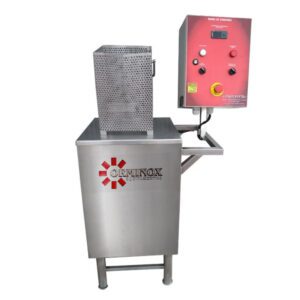 Tanque de branqueamento açaí, como também para higienização e amolecimento do fruto. Tanque fabricado totalmente em aço inox.