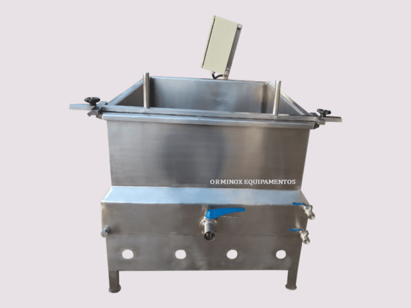 tanque de queijo elétrico. Tanque para fabricação de queijo em aço inox. Tanque de queijo encamisado